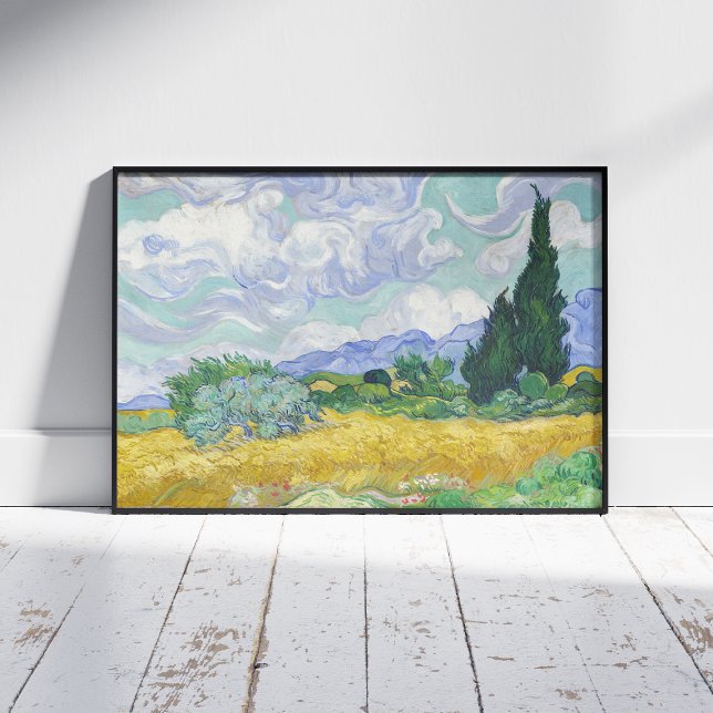 Vincent Van Gogh, Wheat Field with Cypresses Photo Print (Creator Uploaded)