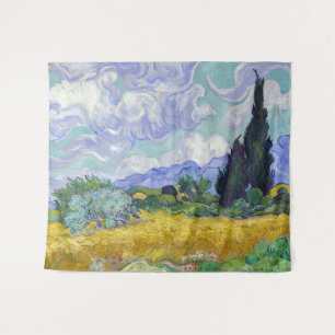 Vincent Van Gogh - Wheat Field with Cypresses Tapestry