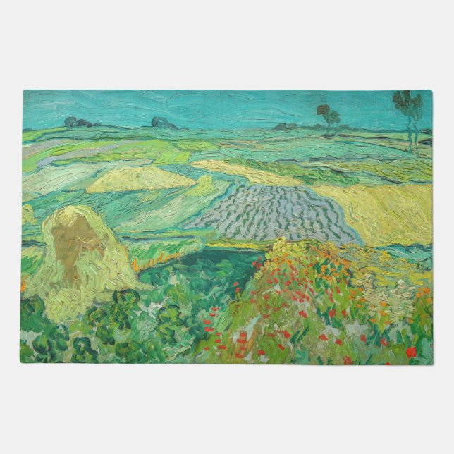 Vincent van Gogh - Wheat Fields near Auvers Doormat (Front)