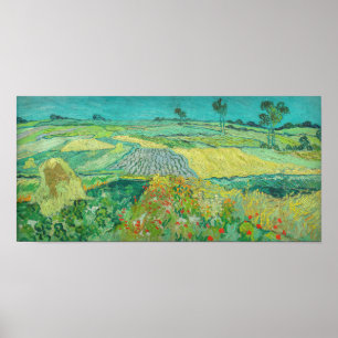 Vincent van Gogh - Wheat Fields near Auvers Poster