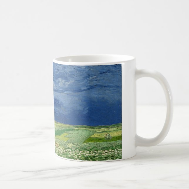 Vincent van Gogh - Wheatfield under Thunderclouds Coffee Mug (Right)