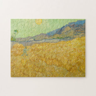 Vincent van Gogh - Wheatfield with a Reaper Jigsaw Puzzle