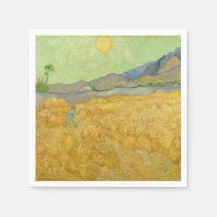 Vincent van Gogh - Wheatfield with a Reaper Napkins