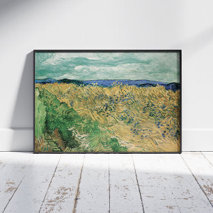 Vincent Van Gogh, Wheatfield With Cornflowers Wall Decal