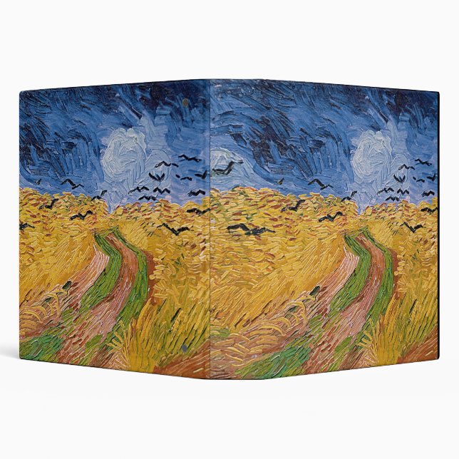Vincent van Gogh | Wheatfield with Crows, 1890 Binder (Background)