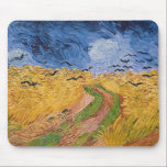 Vincent van Gogh | Wheatfield with Crows, 1890 Mouse Pad<br><div class="desc">Image:109789  Wheatfield with Crows,  1890 (oil on canvas). Gogh,  Vincent van (1853-90). Van Gogh Museum,  Amsterdam,  The Netherlands.  Art,  Fine Art.</div>