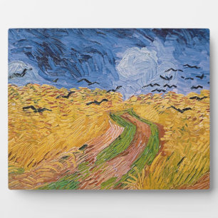 Vincent van Gogh   Wheatfield with Crows, 1890 Plaque