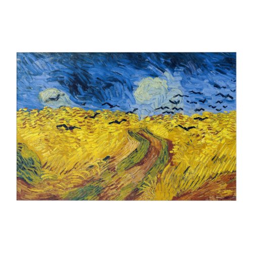 Vincent van Gogh _ Wheatfield with Crows Acrylic Print
