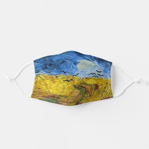 Vincent van Gogh _ Wheatfield with Crows Adult Cloth Face Mask