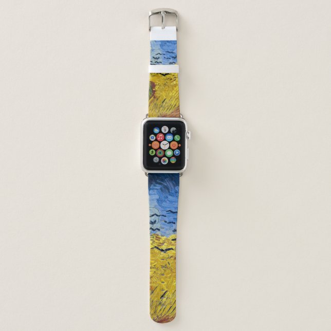 Vincent van Gogh - Wheatfield with Crows Apple Watch Band (Front)