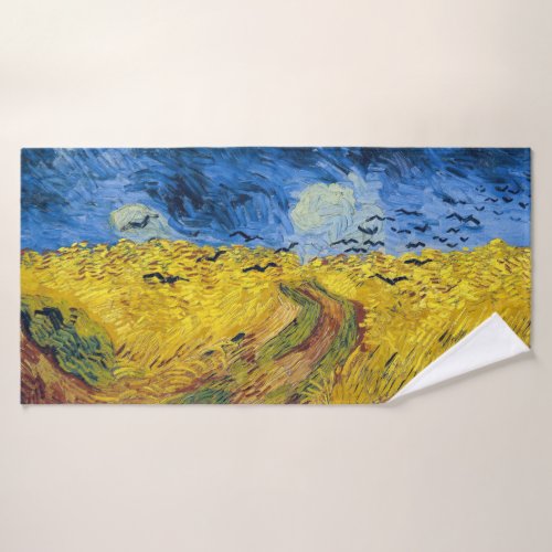 Vincent van Gogh _ Wheatfield with Crows Bath Towel Set