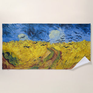 Vincent van Gogh - Wheatfield with Crows Beach Towel