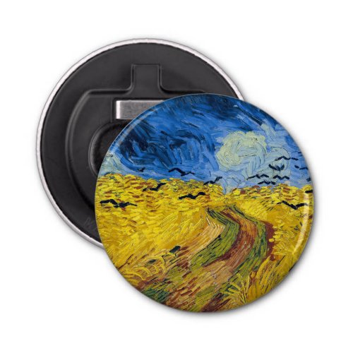 Vincent van Gogh _ Wheatfield with Crows Bottle Opener