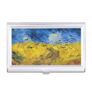 Vincent van Gogh - Wheatfield with Crows Business Card Case