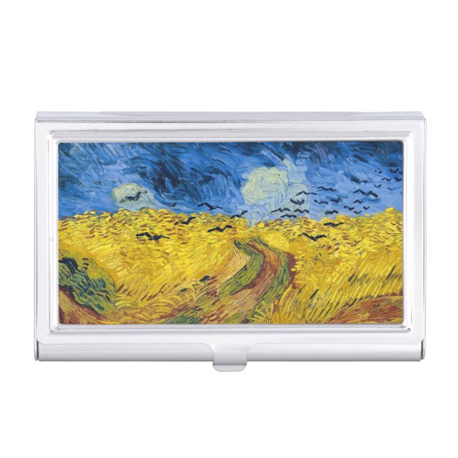Vincent van Gogh - Wheatfield with Crows Business Card Case (Front)