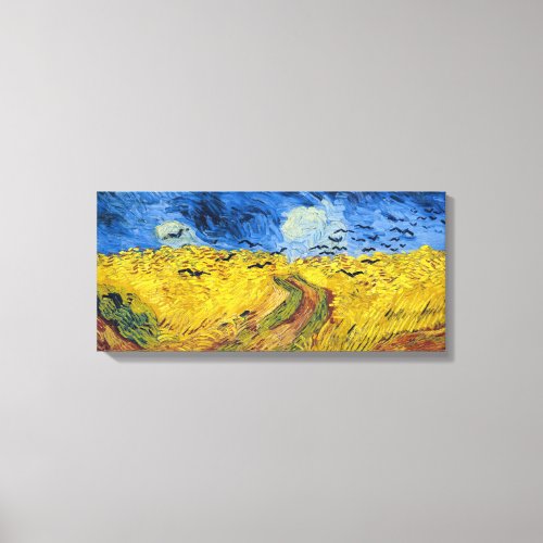 Vincent van Gogh _ Wheatfield with Crows Canvas Print