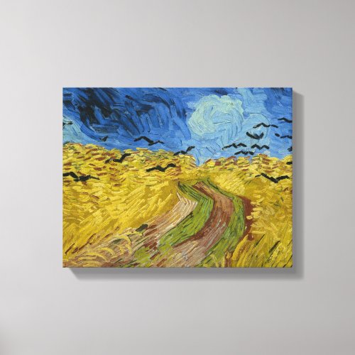 Vincent van Gogh _ Wheatfield with Crows Canvas Print