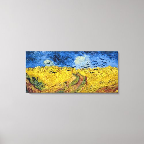 Vincent van Gogh _ Wheatfield with Crows Canvas Print