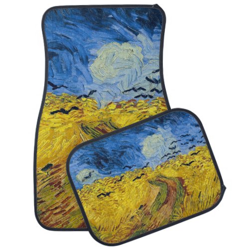 Vincent van Gogh _ Wheatfield with Crows Car Floor Mat