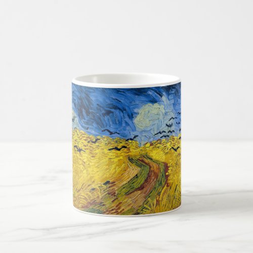 Vincent van Gogh _ Wheatfield with Crows Coffee Mug