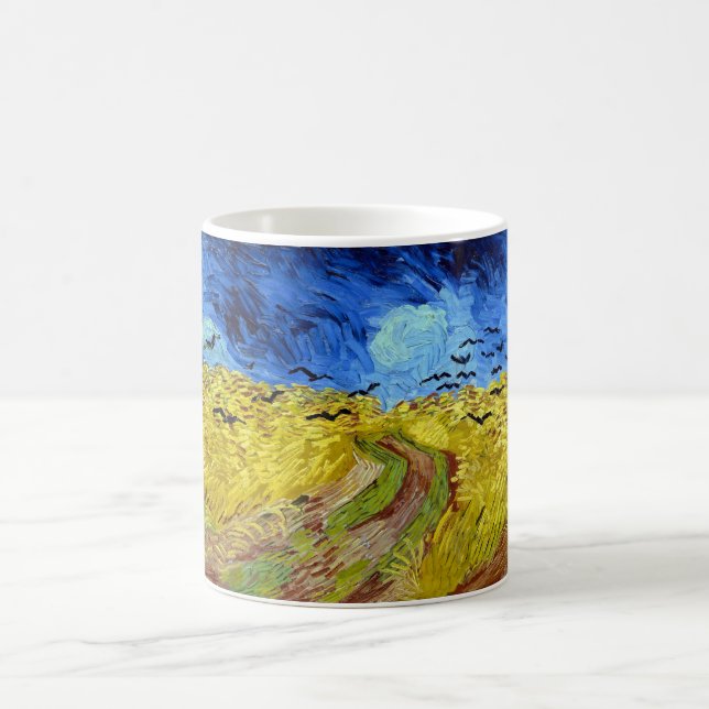 Vincent van Gogh Wheatfield with Crows Coffee Mug (Center)