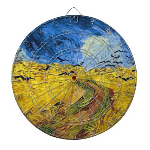 Vincent van Gogh _ Wheatfield with Crows Dart Board