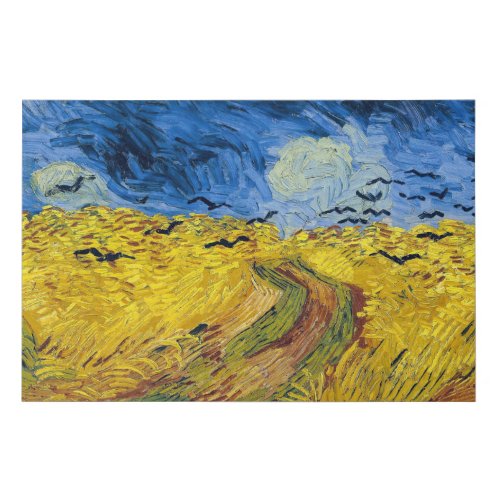 Vincent van Gogh _ Wheatfield with Crows Faux Canvas Print