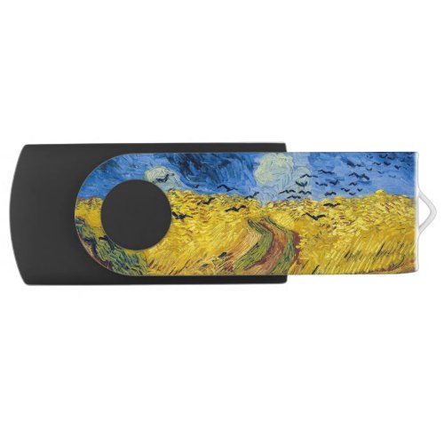 Vincent van Gogh _ Wheatfield with Crows Flash Drive