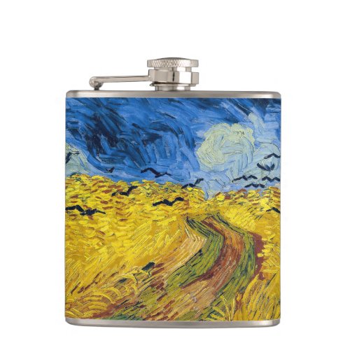 Vincent van Gogh _ Wheatfield with Crows Flask