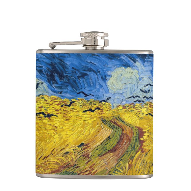 Vincent van Gogh - Wheatfield with Crows Flask (Front)