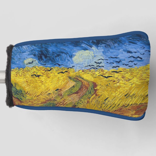 Vincent van Gogh - Wheatfield with Crows Golf Head Cover (Front)