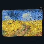 Vincent van Gogh - Wheatfield with Crows Golf Towel<br><div class="desc">Wheatfield with Crows / Champ de ble aux corbeaux - Vincent van Gogh,  1890 in Auvers-sur-Oise</div>