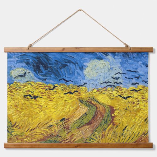 Vincent van Gogh _ Wheatfield with Crows Hanging Tapestry