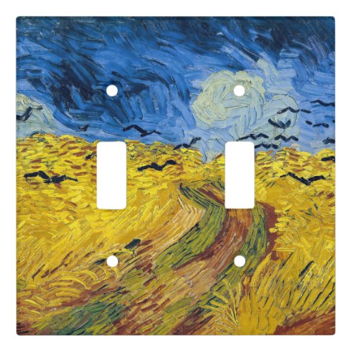 Vincent van Gogh _ Wheatfield with Crows Light Switch Cover
