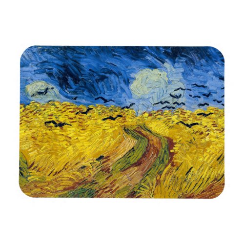 Vincent van Gogh _ Wheatfield with Crows Magnet