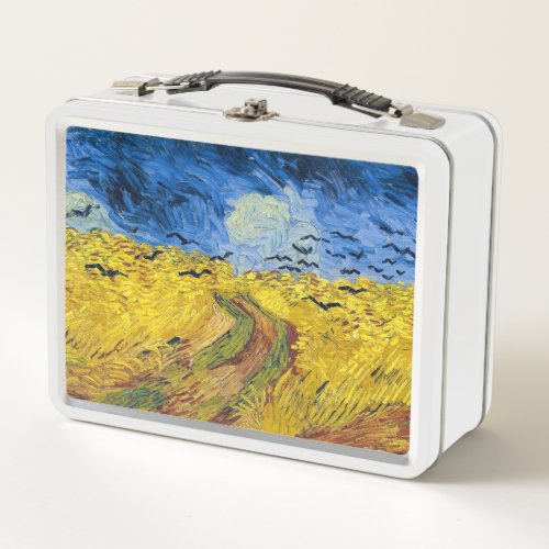 Vincent van Gogh _ Wheatfield with Crows Metal Lunch Box