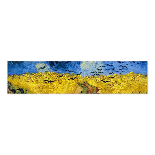 Vincent van Gogh - Wheatfield with Crows Napkin Bands (Unfolded)