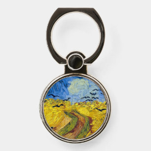 Vincent van Gogh - Wheatfield with Crows Phone Ring Stand