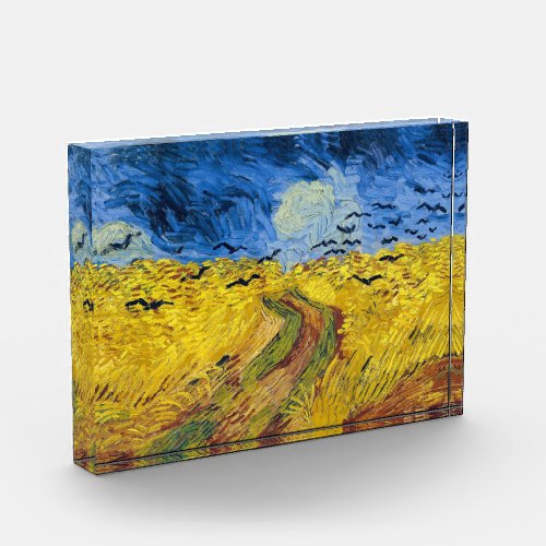 Vincent van Gogh _ Wheatfield with Crows Photo Block