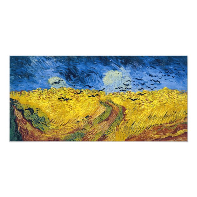 Vincent van Gogh - Wheatfield with Crows Photo Print (Front)