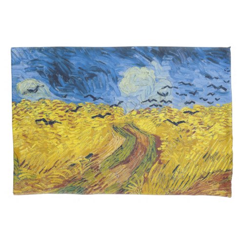 Vincent van Gogh _ Wheatfield with Crows Pillow Case