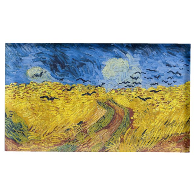 Vincent van Gogh - Wheatfield with Crows Place Card Holder (Front)