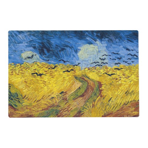 Vincent van Gogh _ Wheatfield with Crows Placemat