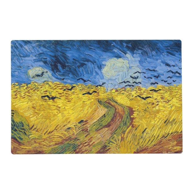 Vincent van Gogh - Wheatfield with Crows Placemat (Front)
