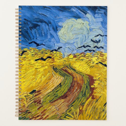 Vincent van Gogh _ Wheatfield with Crows Planner
