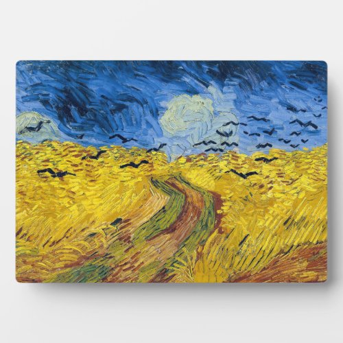 Vincent van Gogh _ Wheatfield with Crows Plaque