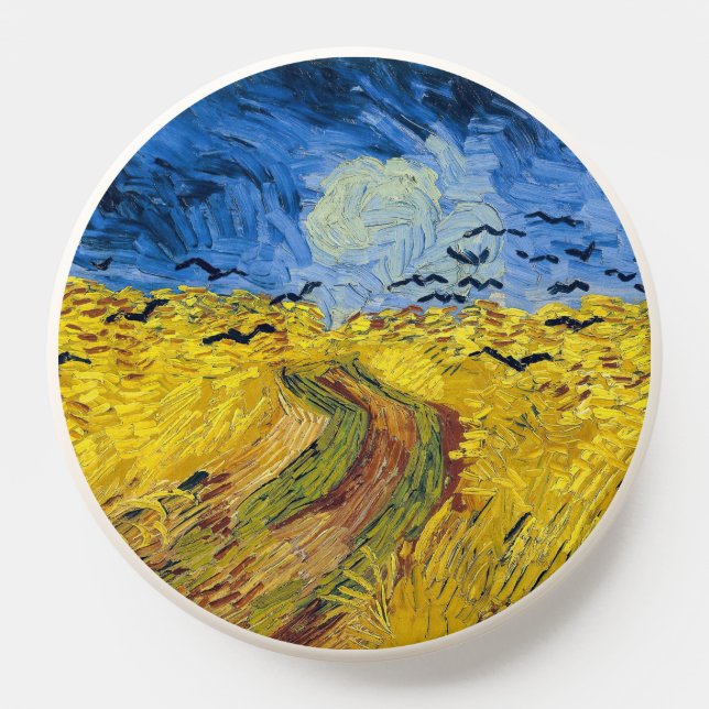 Vincent van Gogh - Wheatfield with Crows PopSocket (Popsocket)