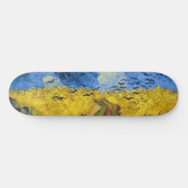 Vincent van Gogh - Wheatfield with Crows Skateboard (Horz)
