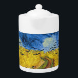 Vincent van Gogh - Wheatfield with Crows Teapot<br><div class="desc">Wheatfield with Crows / Champ de ble aux corbeaux - Vincent van Gogh,  1890 in Auvers-sur-Oise</div>