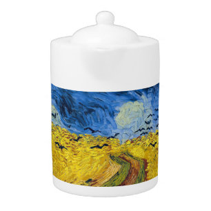 Vincent van Gogh - Wheatfield with Crows Teapot